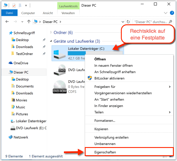 Windows 10 Erkennt Festplatte Nicht
