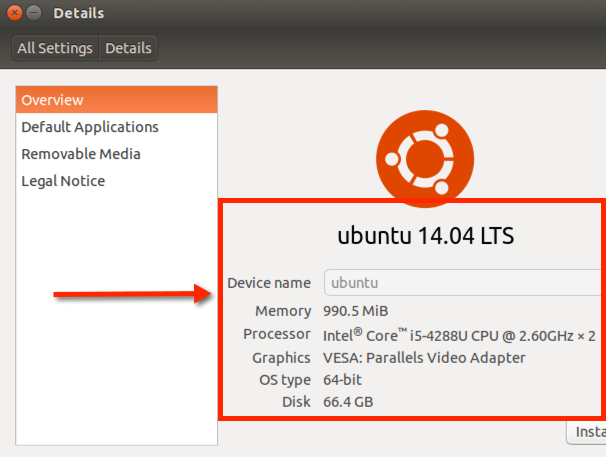 Ubuntu-Version-Anzeigen