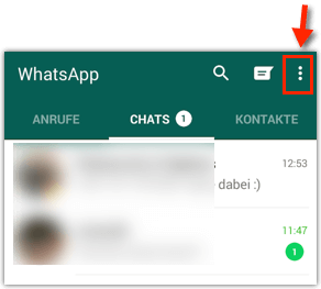 Android WhatsApp Ribbon
