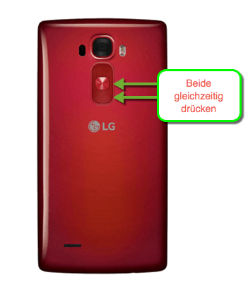 LG G4s Screenshot Tasten