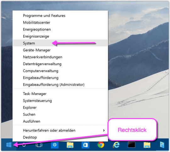 Windows 10 System-Informationen anzeigen