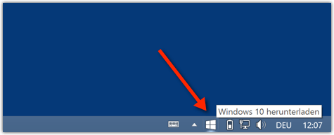 Windows 10 herunterladen Symbol