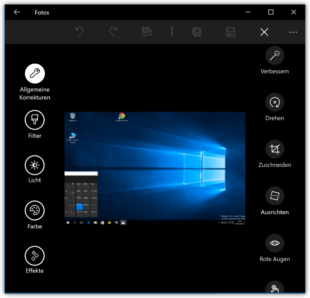 Windows 10 Foto App
