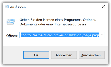 Windows 10 control :name Microsoft.Personalization :page pageWallpaper