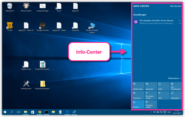 Windows 10 Info-Center