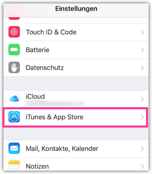 iPhone iTunes und App Store