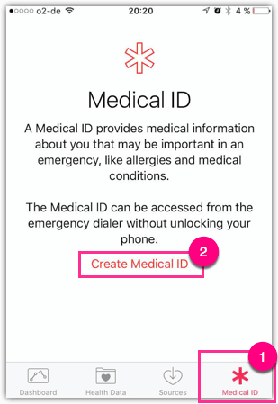 Medical ID erstellen
