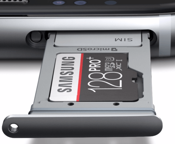 MicroSD Karten Slot in Galaxy S7